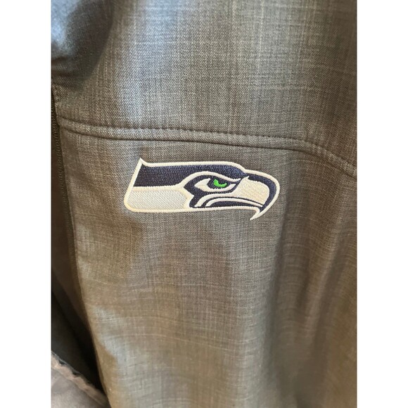 NFL Seattle Seahawks Softshell JacketGrey Size XL - Picture 2 of 7
